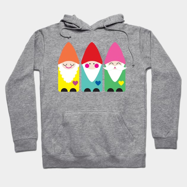 The BFF Garden Gnomes I Hoodie by littleoddforest